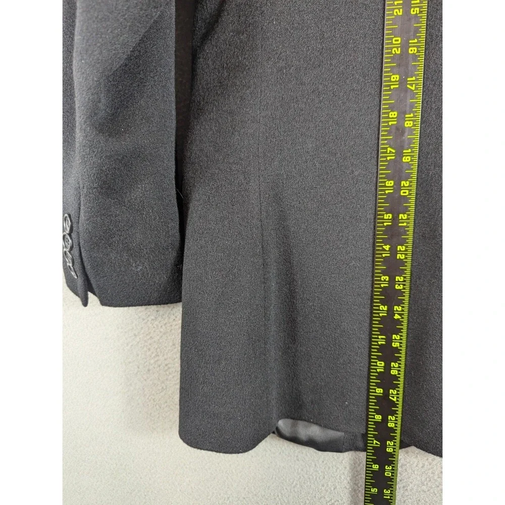 Brooks Brothers 346 Sport Jacket Mens 40S Black Cashmere? Coat Career Corpcore